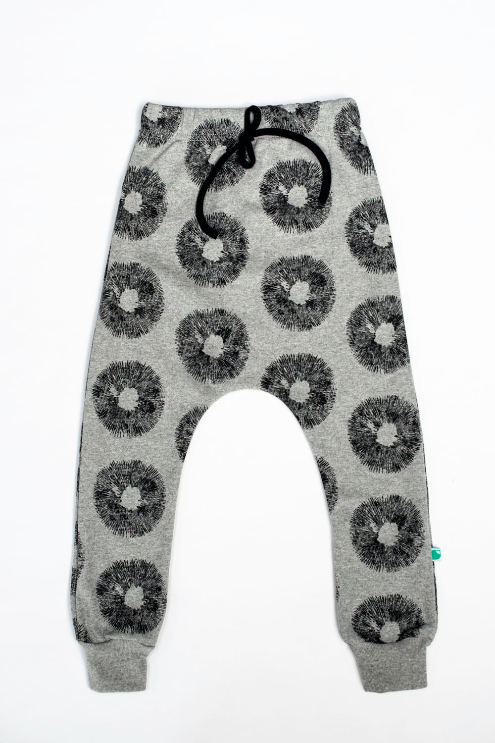 Unisex Grey Marl all over print design Sweat pant joggers