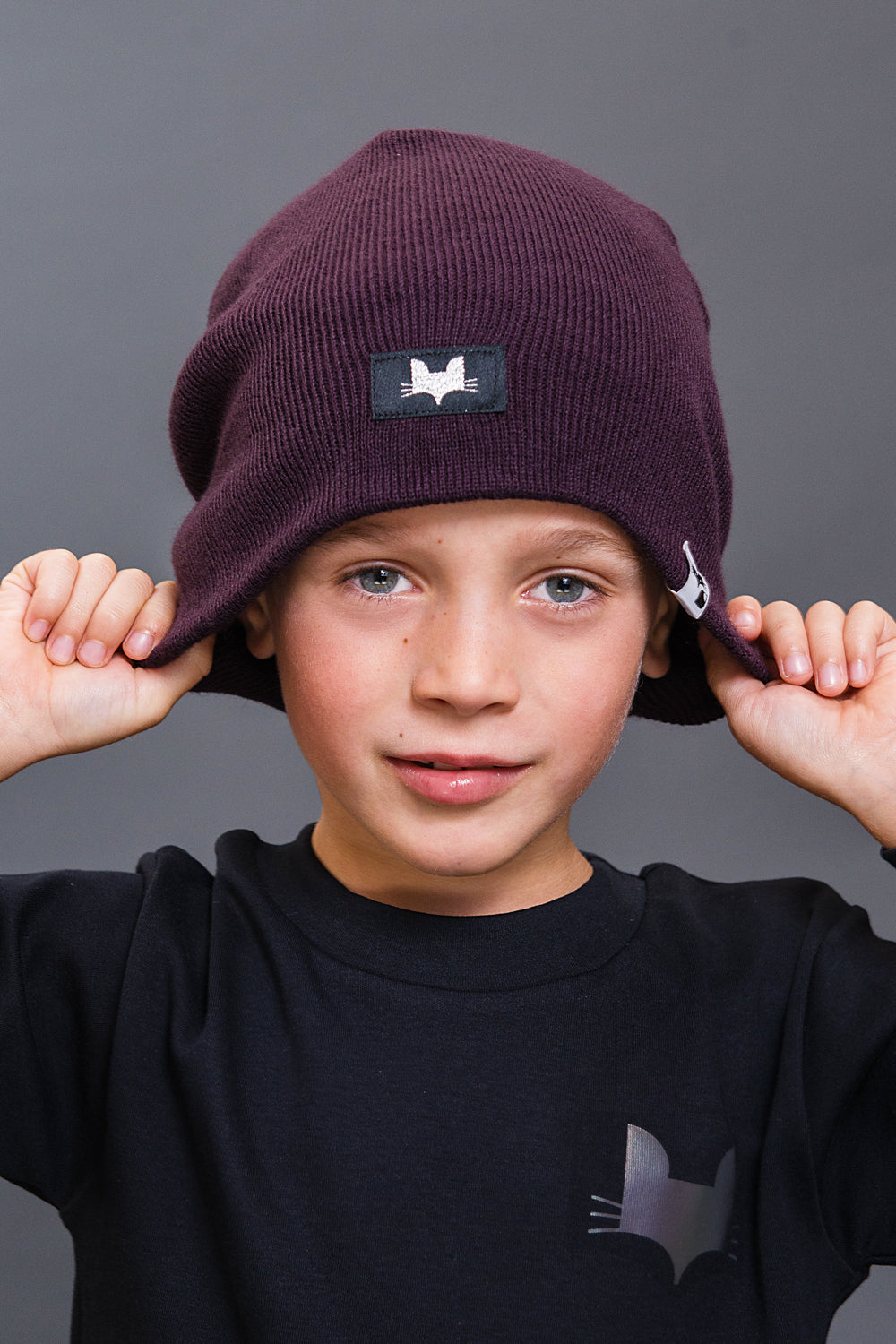 Beanie Hat - Plum