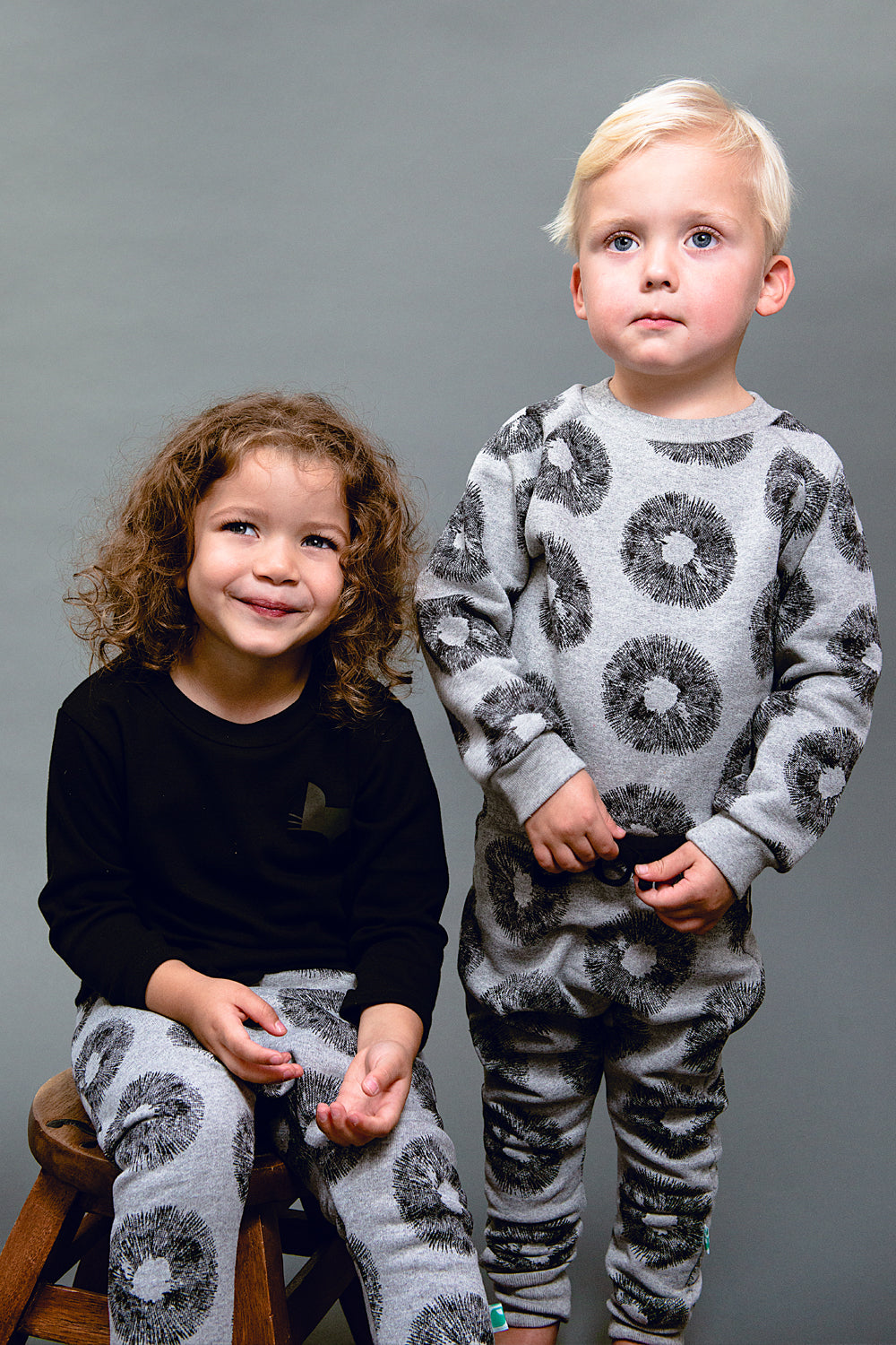 Unisex super soft grey marl joggers, made and designed in Britain using chemical free inks.