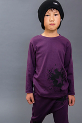 Star Splat Long Sleeved Cotton T-Shirt