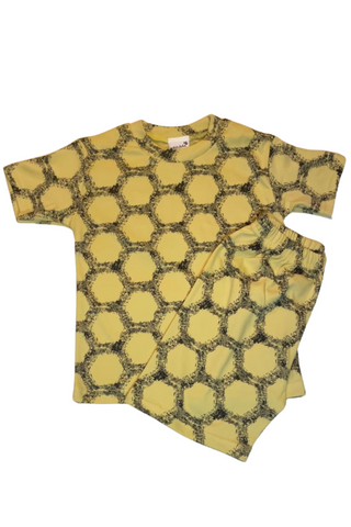 Yellow Hexagon Cosyware Set