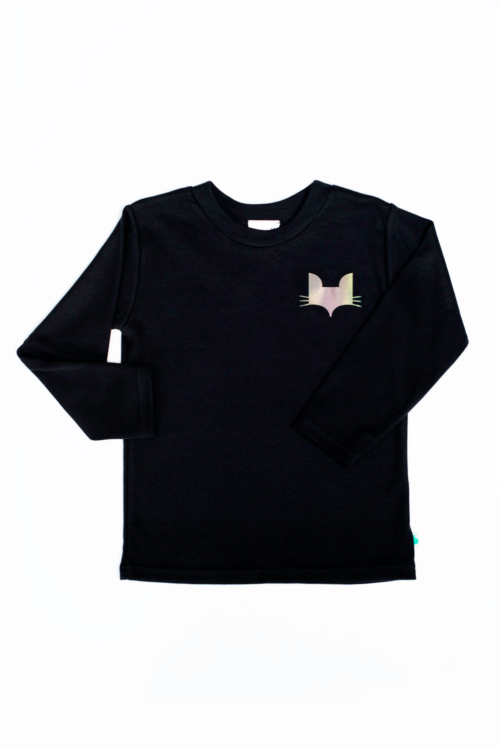 Unisex Reflective Fox head logo design black t-shirt, made from 100% super soft cotton
