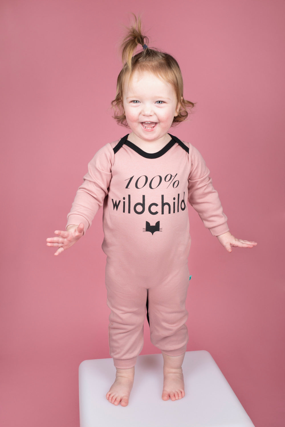 Baby Romper pink 100% wildchild design